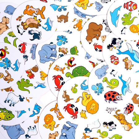 DOBBLE KIDS gra planszowa karty doble dooble dople dla dzieci karciana