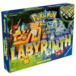 LABYRINTH POKEMON gra planszowa labirynt tajemnice labiryntu ŚWIECĄCY