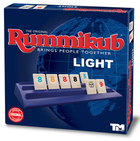 OUTLET RUMMIKUB Light gra planszowa liczbowa Rumikub ORYGINAŁ EDYCJA POLSKA