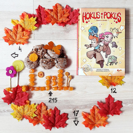 MALI HOKUS I POKUS KOMIKS PARAGRAFOWY DLA DZIECI BURZA I GRZYBY książka gra
