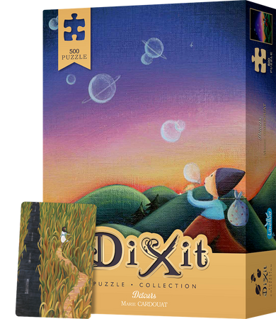 5x Puzzle DIXIT gra 500 elementów +5x mini dodatek rozszerzenie KARTA PROMO