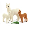 Schleich 42544 4w1 Zestaw 3 alpak +trawa figurka alpaka figurki zwierząt