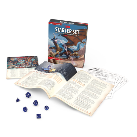 PODRĘCZNIK RPG Dungeons and Dragons of Stormwreck Isle D&D Starter Kit ANG.