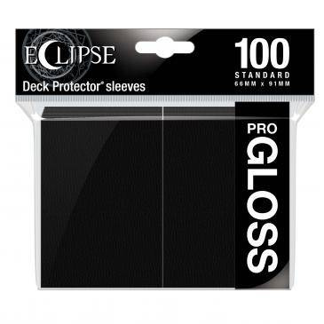 Protektory Eclipse Gloss Jet czarne na karty MtG 100 szt