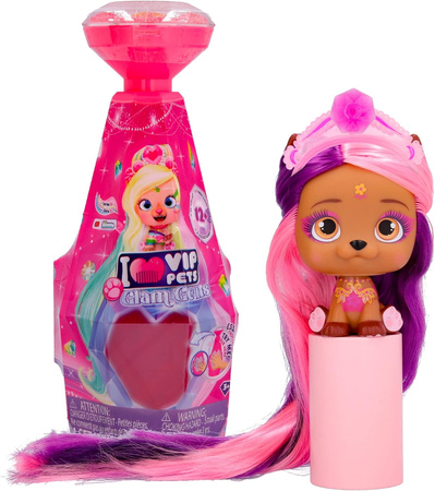 I LOVE VIP PETS GLAM GEMS PIES W BUTELCE PIESEK NIESPODZIANKA +9 AKCESORIÓW