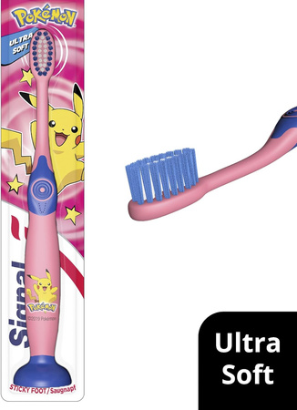 2x SIGNAL POKEMON PIKACHU SZCZOTECZKA DO ZĘBÓW DLA DZIECI ORYGINALNA UNILEVER Wiek: 6+