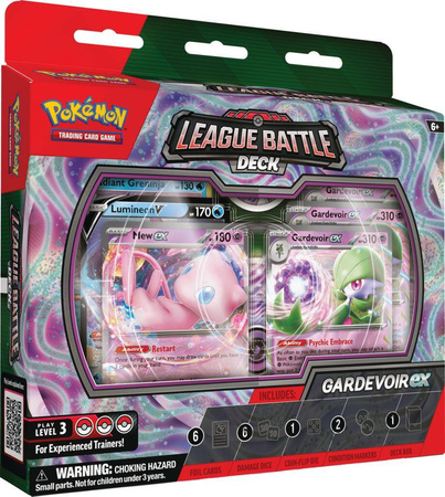 Pokemon TCG TALIA Gardevoir +Pudełko na talię karty kości do gry ORYGINALNE