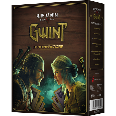 GWINT LEGENDARNA EDYCJA WIEDŹMIN gra karciana planszowa PEŁNE POLSKIE WYDANIE [16+]