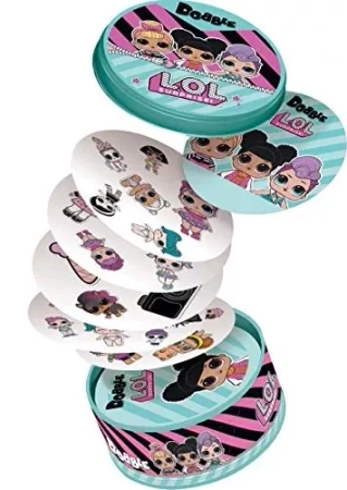 DOBBLE LOL SUPRISE gra planszowa dla dzieci karty doble lalka omg dople EN