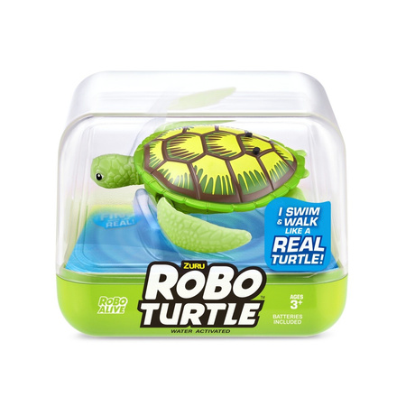 ROBO TURTLE ZURU ALIVE ROBOT PŁYWAJĄCY ŻÓŁW żółwik FIGURKA PŁYWA zielony