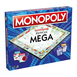 Monopoly MEGA gra planszowa dla przedszkól seniorów WIELKA POLSKA EDYCJA