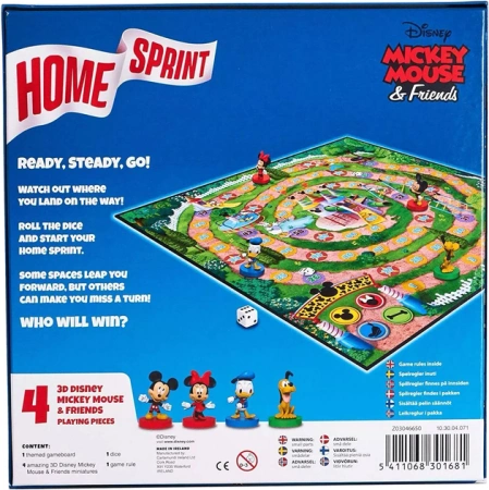 DISNEY GRA DLA DZIECI PREMIUM planszowa 4 PIĘKNE FIGURKI DISNEYA ORYGINALNE