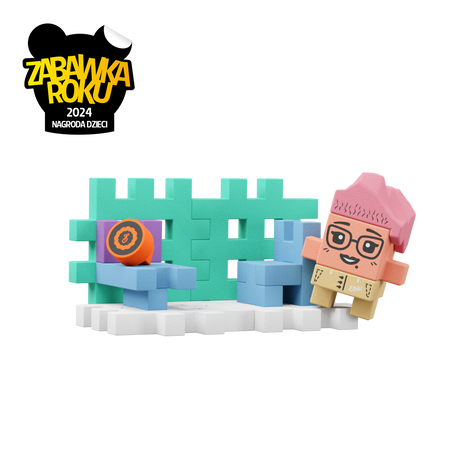MARIOINEX WEDEL ZESTAW KLOCKÓW WAFFLE klocki +figurka wafle konstrukcyjne