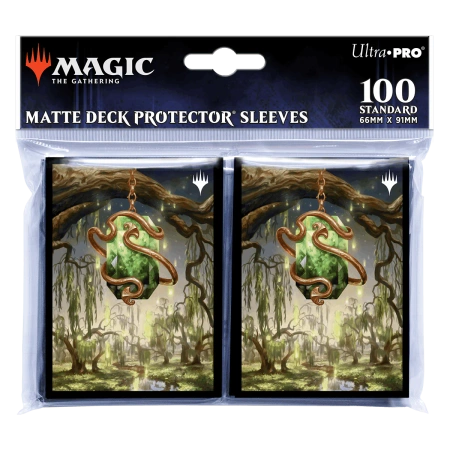 OUTLET Protektory na talię Commander karty MtG gra Magic the Gathering koszulki Modern Horizons 3 Emerald Medallion (97 sztuk)
