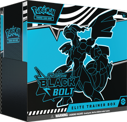 POKEMON Elite Trainer Box Black Bolt 10,5 pudło 9x booster KARTY ORYGINALNE Zekrom
