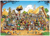OUTLET Puzzle 1000 ASTERIKS I OBELIKS komiks Asterix Ravensburger