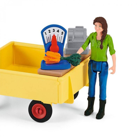 SCHLEICH 42528 27w1 RYNEK stragan bazar koń figurki konie zestaw premium