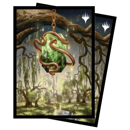 OUTLET Protektory na talię Commander karty MtG gra Magic the Gathering koszulki Modern Horizons 3 Emerald Medallion (97 sztuk)