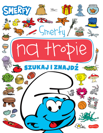 2w1 SMERFY NA TROPIE książka dla dzieci wyszukiwanka książeczka Harper