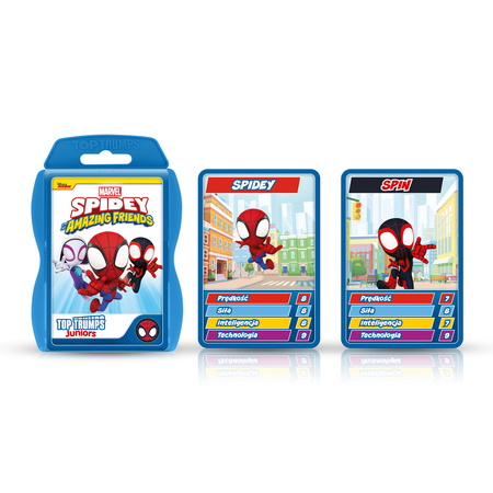 Top Trumps Junior Spidey & Friends gra planszowa karciana karty dla dzieci
