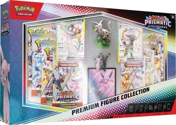 PREMIUM FIGURE PRISMATIC EVOLUTION COLLECTION UMBREON ESPEON EX POKEMON TCG