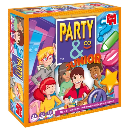 Party & Co Junior gra rodzinna dla dzieci kids time planszowa kalambury 8+