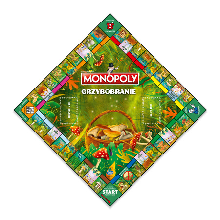 MONOPOLY Grzybobranie gra planszowa monopol polska edycja SPECJALNA