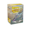 OUTLET Koszulki PREMIUM na karty talię Pokemon MtG Magic Classic Dragon Shield Sleeves protektory Przezroczyste (100 sztuk)