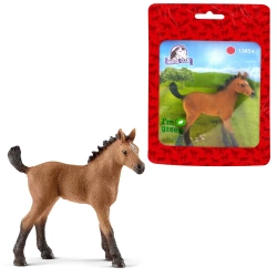 SCHLEICH 13854 KOŃ RASY QUARTER ŻREBIĘ konie Horse Club saszetka