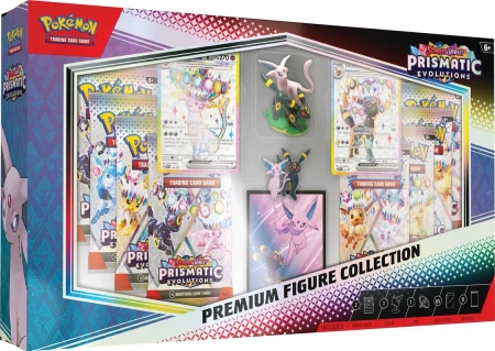PREMIUM FIGURE PRISMATIC EVOLUTION COLLECTION UMBREON ESPEON EX POKEMON TCG