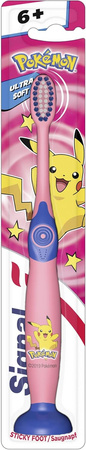4x SIGNAL POKEMON PIKACHU SZCZOTECZKA DO ZĘBÓW DLA DZIECI ORYGINALNA UNILEVER Wiek: 6+