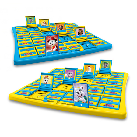 GUESS WHO PAW PATROL Zgadnij kto to Psi gra planszowa dla dzieci WIELOJĘZYKOWA