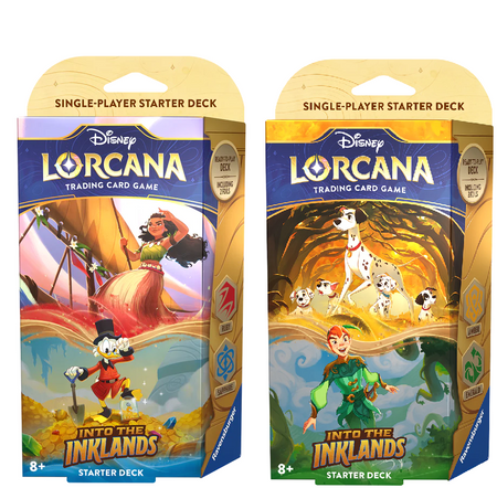 2 NOWE TALIE Disney Lorcana Starter deck Zestaw Inklands karty NOWA EDYCJA