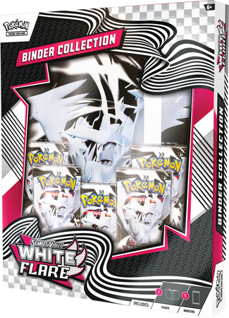 Pokemon TCG Binder Collection White Flare album 5x booster ORYGINALNE KARTY
