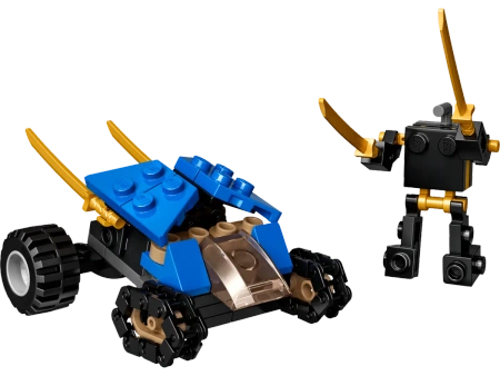 2w1 LEGO NINJAGO 30592 zestaw z serii dla dzieci POJAZD +LUDZIK 69 klocków