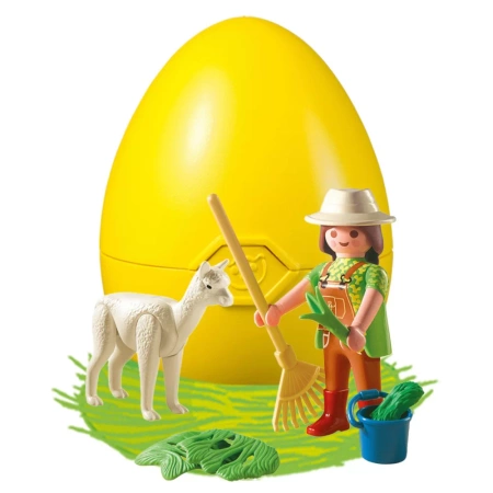 Playmobil SKARBONKA JAJKO DLA DZIECI +ALPAKA 4944 Figurki +akcesoria