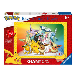 POKEMON GIGANTYCZNE PUZZLE DLA DZIECI Giant Pikachu PUZLE DYWAN NA PODŁOGĘ