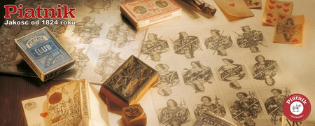 KARTY PIATNIK VIENNA DO GRY W BRYDŻA POKERA REMIKA TALIA 55 KART POKER