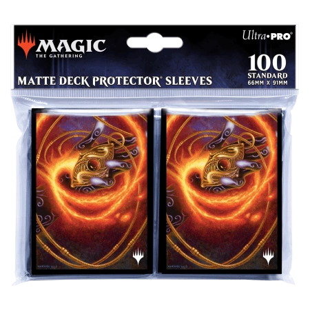 Protektory na talię Commander karty MtG gra Magic the Gathering koszulki Modern Horizons 3 Ruby Medallion (100 sztuk)