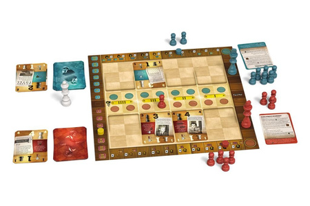 Mecz stulecia gra planszowa strategiczna szachy +karty pojedynek 1v1