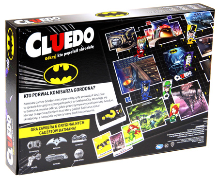 CLUEDO BATMAN DC gra planszowa Hasbro film tv POLSKA EDYCJA ORYGINALNA 8+