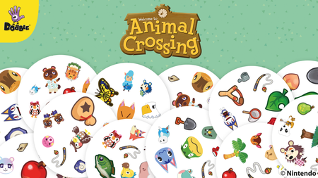 DOBBLE ANIMAL CROSSING gra karty doble dople dla dzieci karciana EKOLOGICZNA