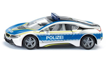 Siku 2303 BMW i8 Policja radiowóz wyścigówka auto