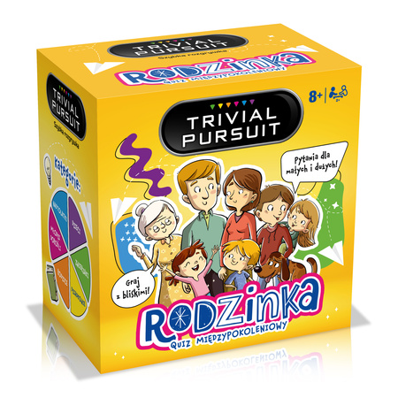 Trivial Pursuit Rodzinka gra planszowa karciana EDYCJA RODZINNA POLSKA