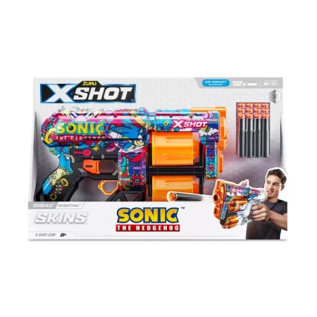 WYRZUTNIA X-SHOT SONIC SKINS DREAD NA pistolet +strzałki do wyrzutni