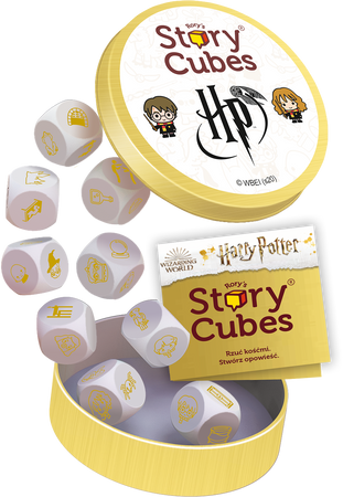 KOŚCI OPOWIEŚCI Story Cubes Harry Potter kostki do gry PUSZKA Ekologiczna