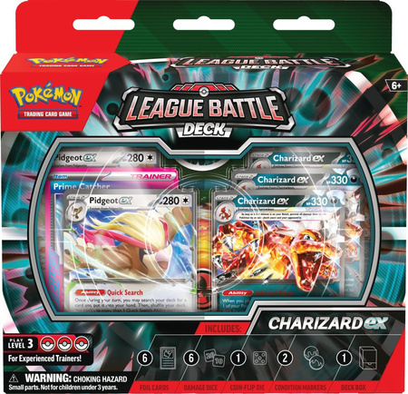 CHARIZARD EX TALIA DO GRY POKEMON League Battle Deck ORYGINALNE KARTY