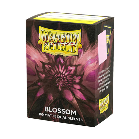 Koszulki PREMIUM na karty talię Pokemon MtG Magic Dual MATTE Dragon Shield Sleeves protektory Różowe Blossom (100 sztuk)