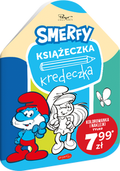 SMERFY KOLOROWANKA +NAKLEJKI nalepki książeczka kredeczka książka dla dzieci