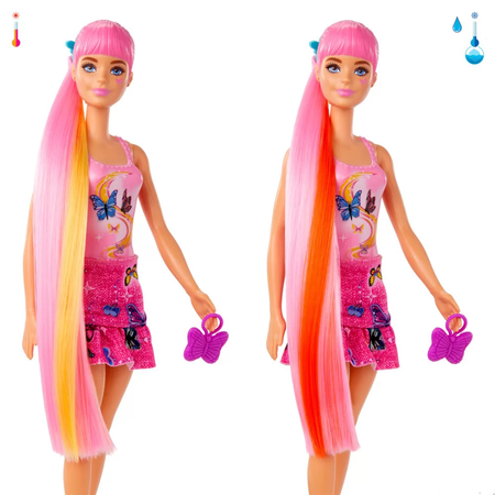 BARBIE Lalka Color Reveal seria totalny dżins denim